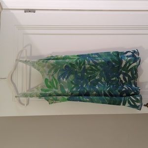 Cabi tropical print dress size M